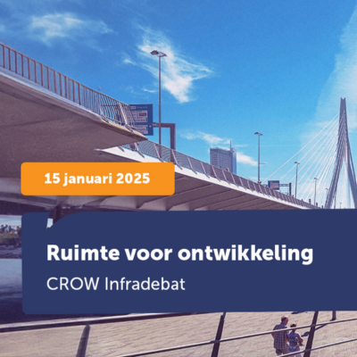 Neem deel aan het CROW Infradebat 2025